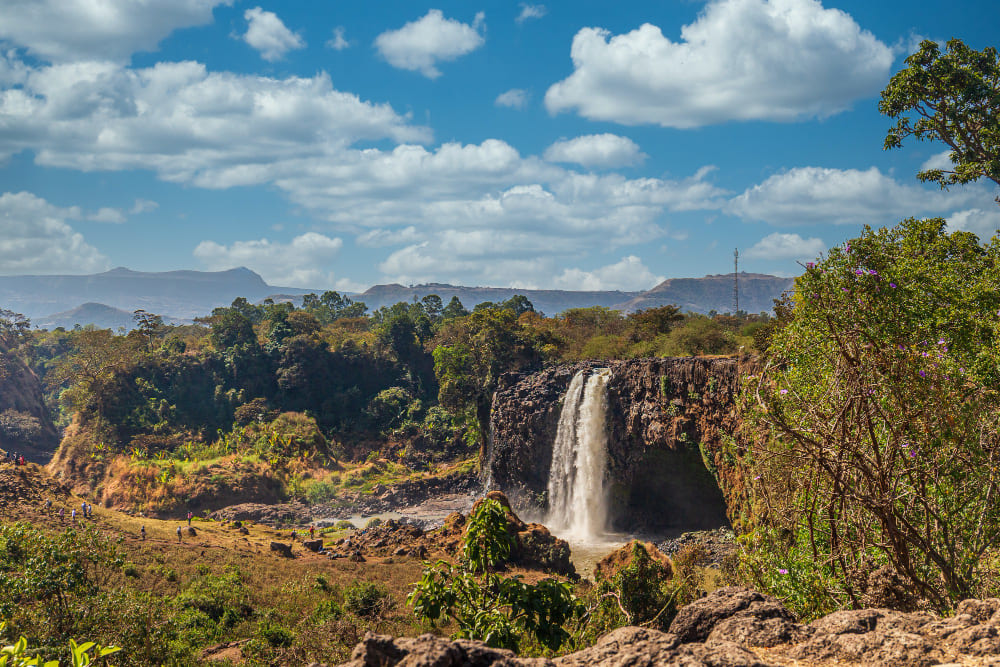 paysage paradisiaque au Zimbabwe